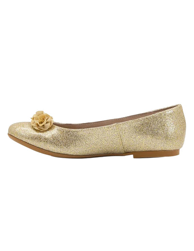 Balerina Karsten Para Niña Salida Graduación Piel GlitterOro