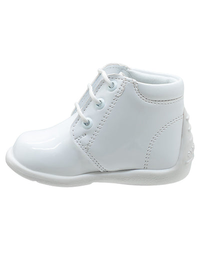 Zapato Tipo Botita Charol Blanco Niño Andanenes®