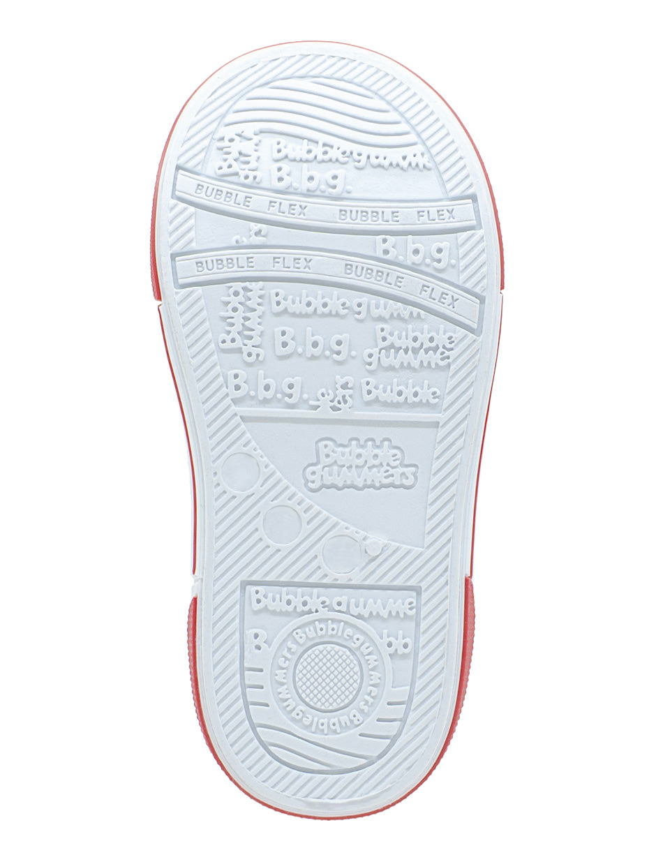 Tenis Para Niño Bubble Gummers Negro Rojo