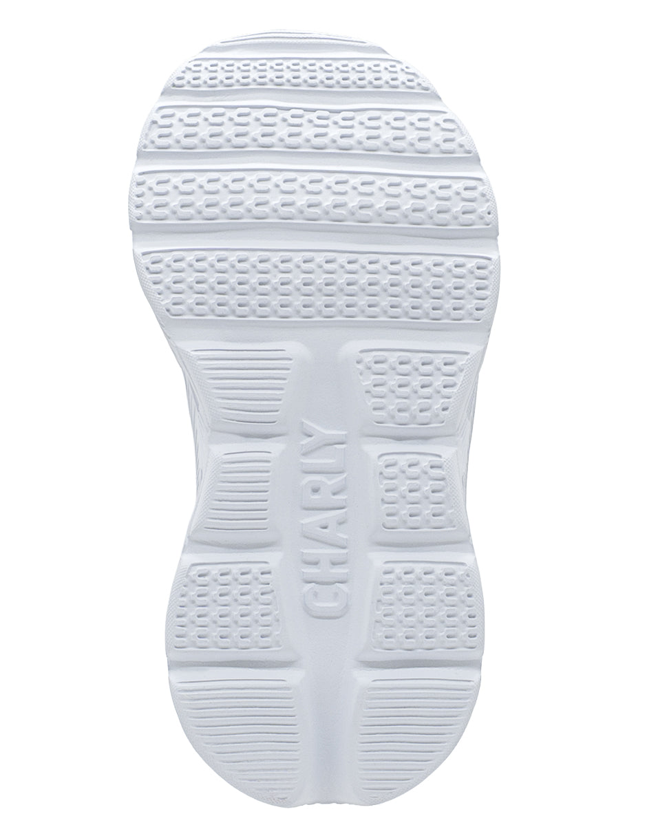 Tenis Escolar Unisex Charly Blanco