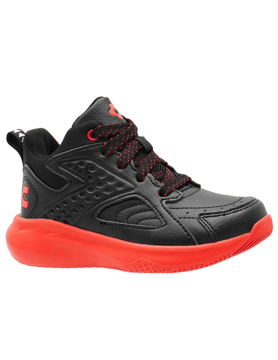 Tenis Negro Basket Niño Charly