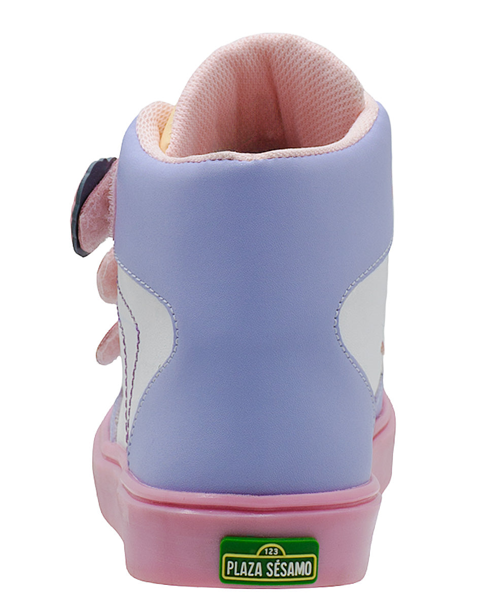 Tenis Bota Para Niña Karsten Plaza Sesamo Antiderrapante