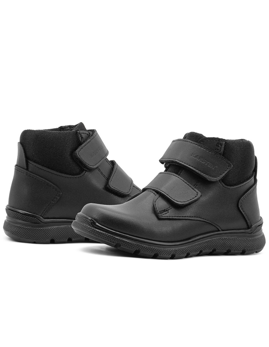 Bota Escolar Casual Niño Doble Ajuste Ninos