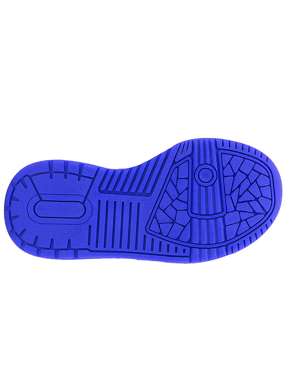 Tenis Tipo Bota Niños Azul Marino Araña Tropicana