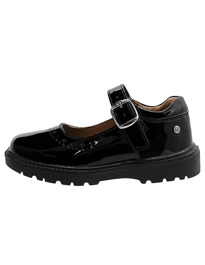 Zapato Escolar Mary Jane Charol Negro Niña Ninos®