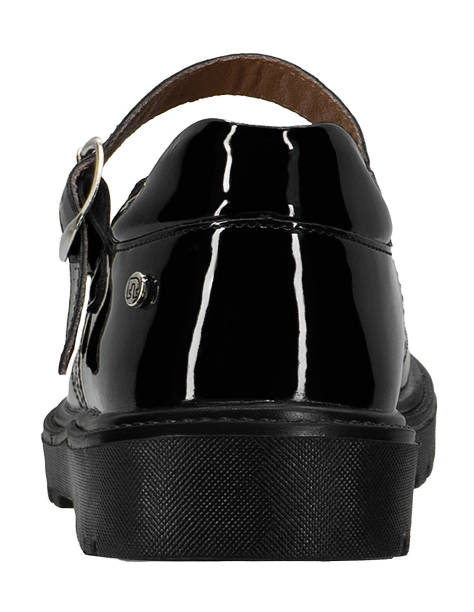 Zapato Escolar Charol Negro Mary Jane Niña Ninos®