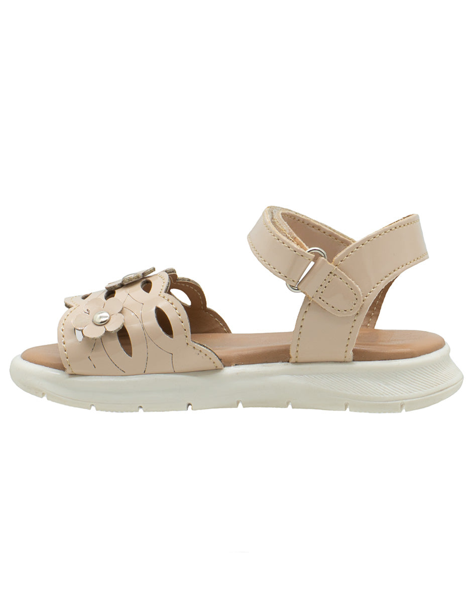 Sandalia Para Niña Ninos® Nuez