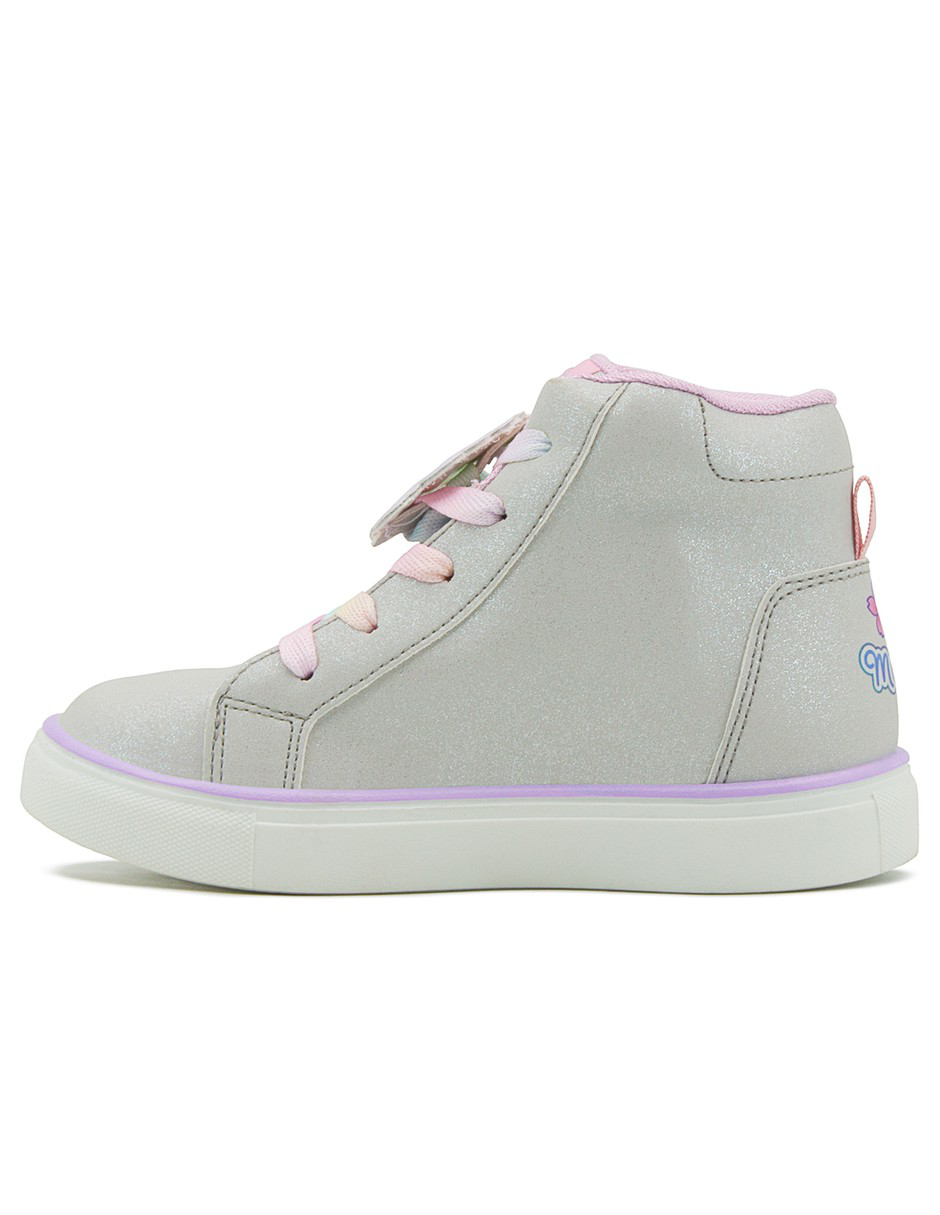 Tenis Bota Niña Glitter Unicornio Tropicana