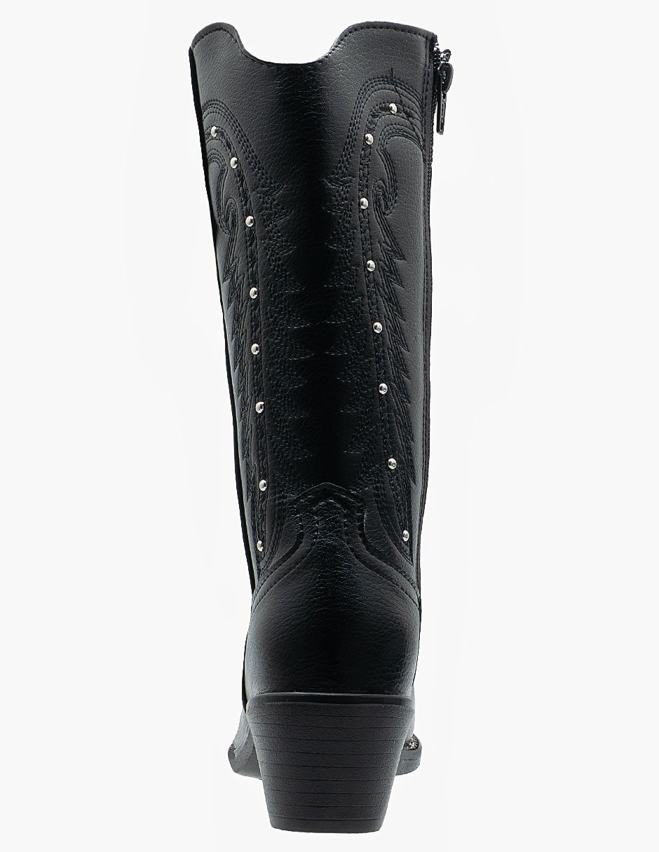 Bota Vaquera Western Negro Niña Wildcat®
