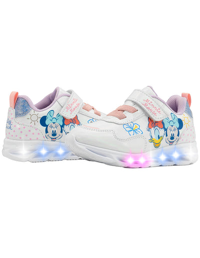 Tenis Niña Minnie Mouse Daisy Duck LED Tropicana