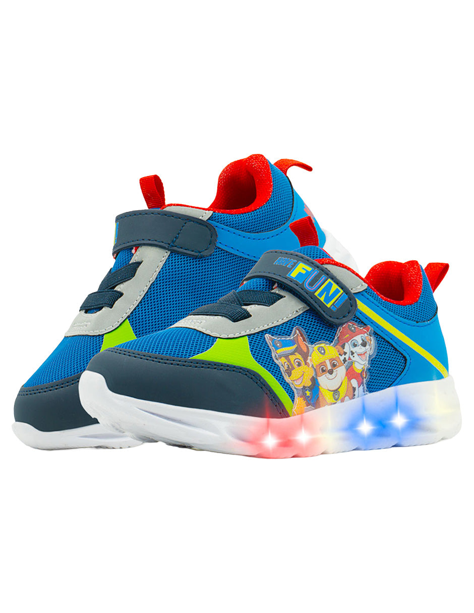 Tenis Deportivos Niño LED Paw Patrol – Ajuste Contactel Tropicana