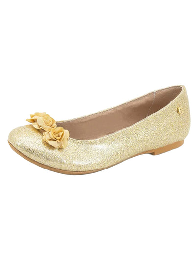 Balerina Karsten Para Niña Salida Graduación Piel GlitterOro