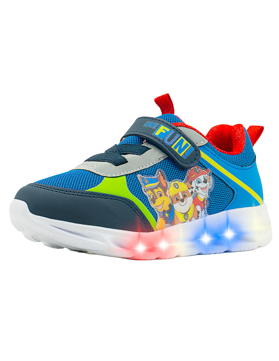 Tenis Deportivos Niño LED Paw Patrol – Ajuste Contactel Tropicana