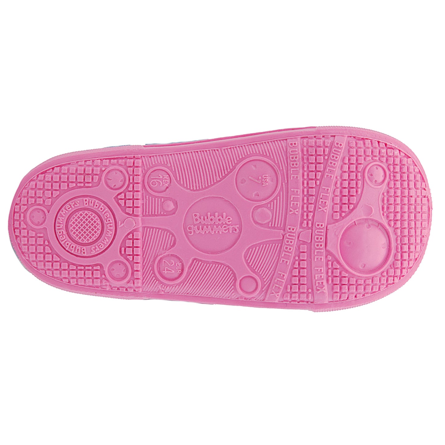 Zapato Tenis Mary Jane Hada Niña Mezclilla Rosa Bubble Gummers
