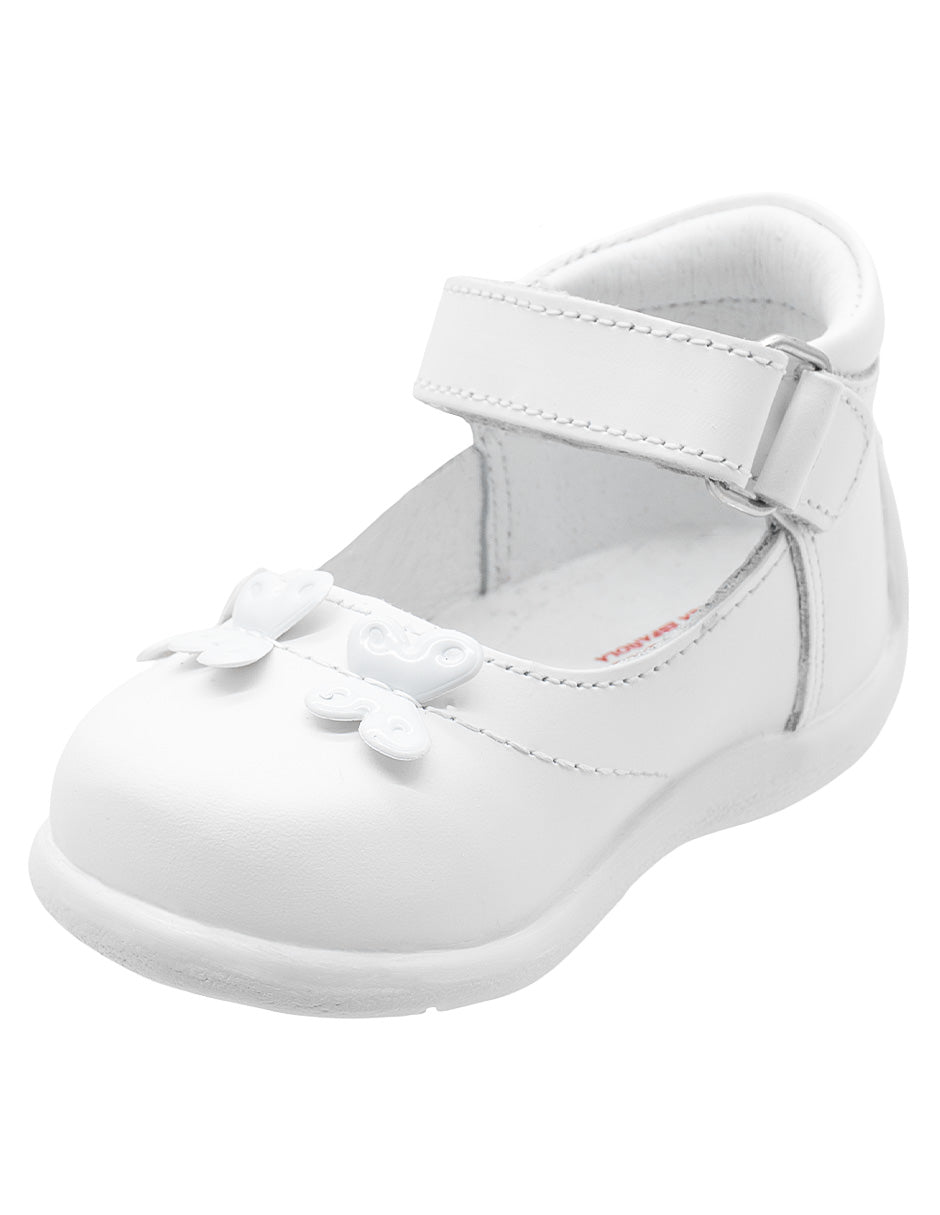 Zapato Charol Blanco Mary Jane Niña Andanenes®