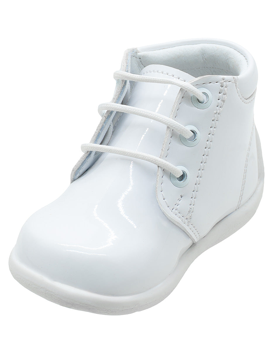 Zapato Tipo Botita Charol Blanco Niño Andanenes®