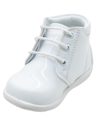 Zapato Tipo Botita Charol Blanco Niño Andanenes®