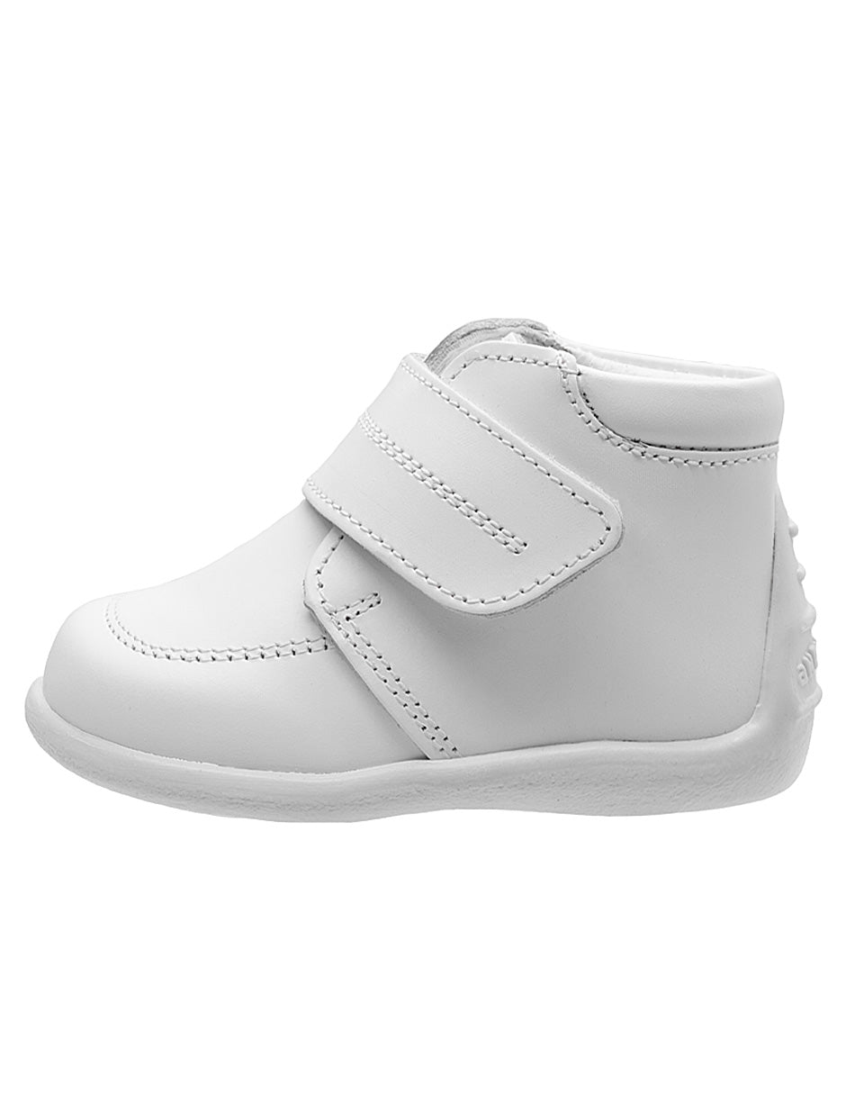 Zapato Tipo Bota Blanco Primeros Pasos Niño Andanenes