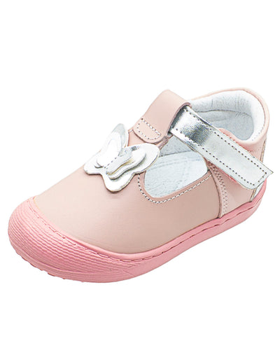 Zapato Mary Jane Rosa Plata Niña Andanenes®