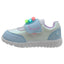 Tenis Deportivos Choclo LED Azul Princesa Niña Bubble Gummers.