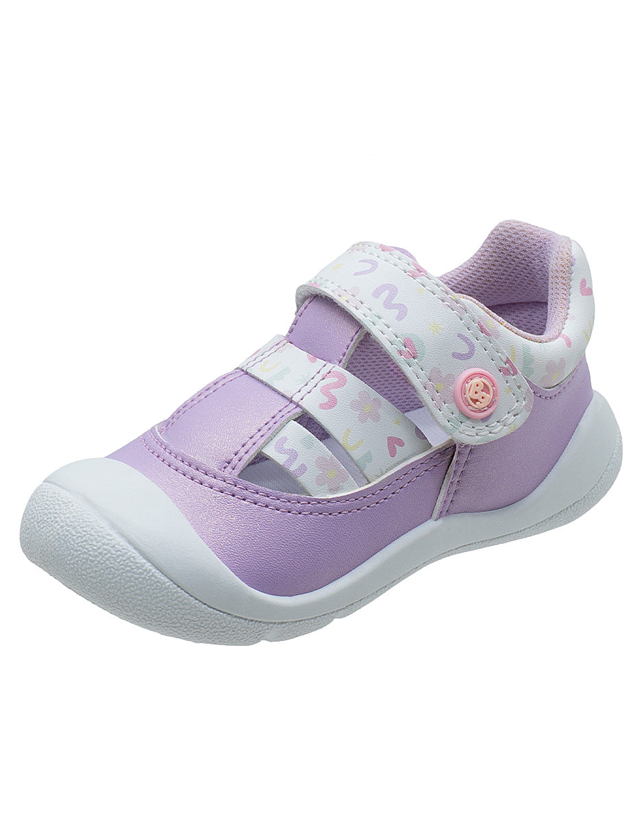 Sandalia Casual Lila Niña Bubble Gummers