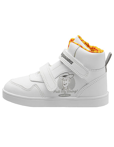 Tenis Blanco Tipo Bota Escolar Niño Bubble Gummers®