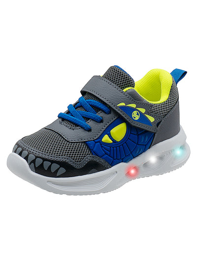 Tenis LED Choclo Dragon Azul Niño Bubble Gummers®