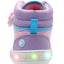 Tenis Tipo Bota Led Rosa Flor Niña Bubble Gummers.