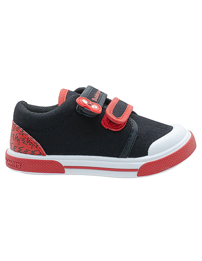 Tenis Para Niño Bubble Gummers Negro Rojo