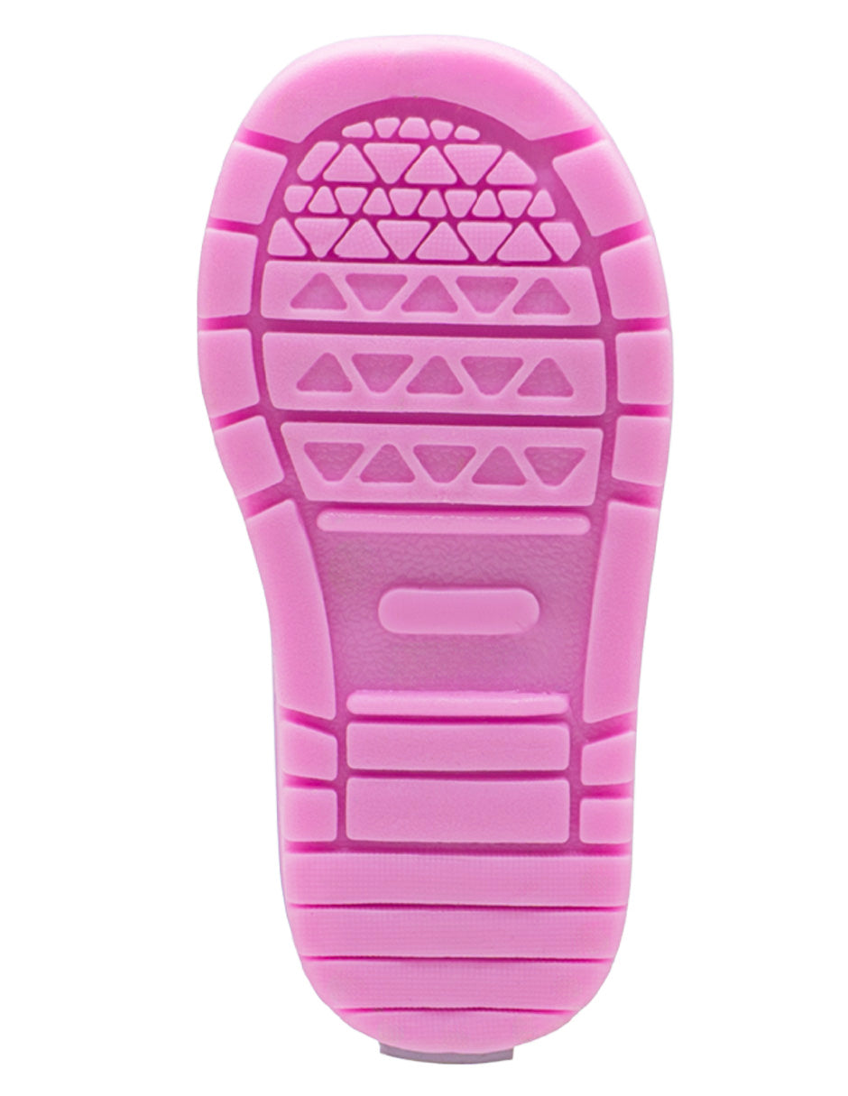 Bota Hule Para Niña Bubble Gummers Lila Rosa