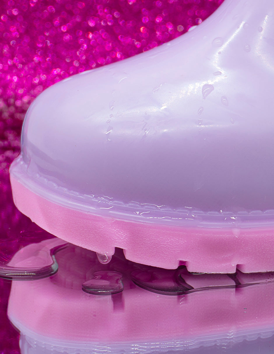 Bota Hule Para Niña Bubble Gummers Lila Rosa