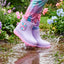 Bota Hule Para Niña Bubble Gummers Lila Rosa