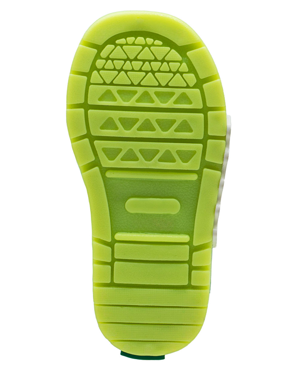 Bota Hule Para Niño Bubble Gummers Verde Lima