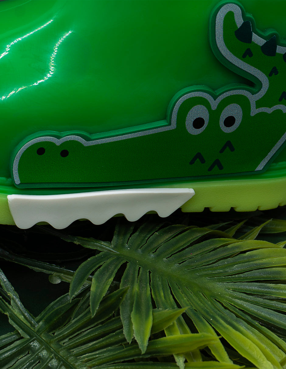 Bota Hule Para Niño Bubble Gummers Verde Lima