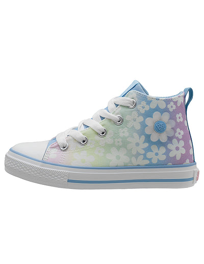 Tenis Tipo Bota Azul Pastel Niña Bubble Gummers®