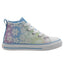 Tenis Tipo Bota Azul Pastel Niña Bubble Gummers.