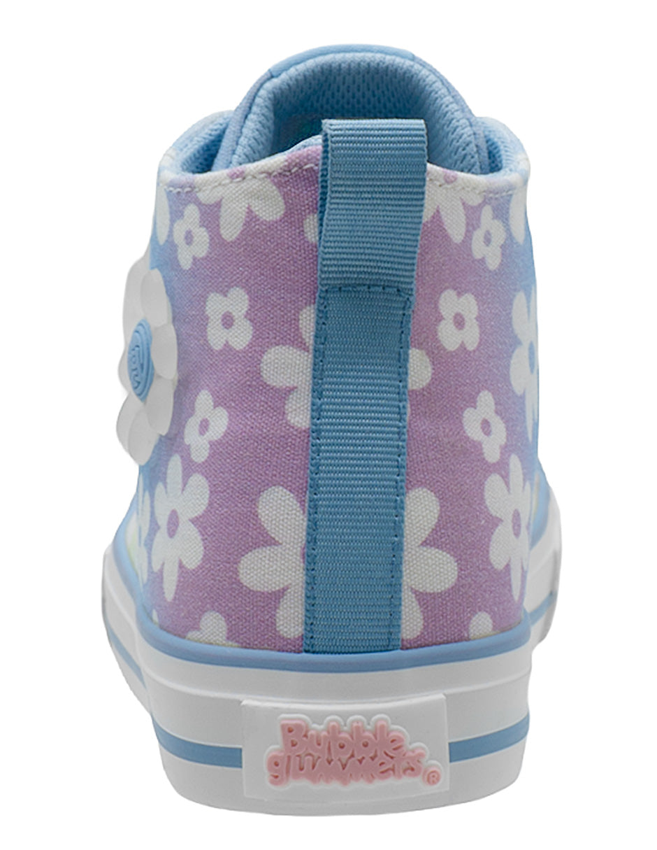 Tenis Botita Niña Celeste Bubble Gummers
