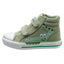 Tenis Tipo Bota Verde Cocodrilo Niño Bubble Gummers.