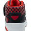 Tenis Bota Luces Para Niño Bubble Gummers Negro Rojo