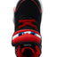 Tenis Bota Luces Para Niño Bubble Gummers Negro Rojo