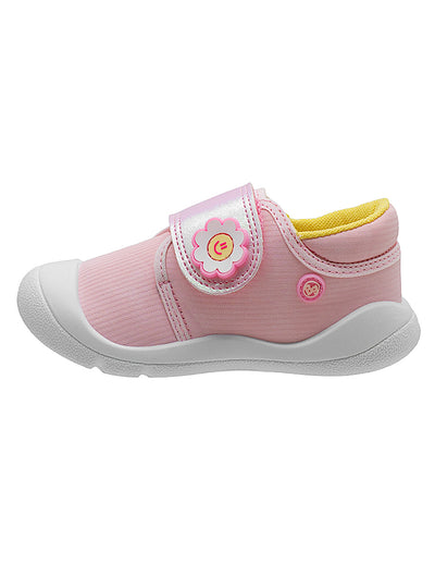 Tenis Rosa Amarillo Flor Niña Bubble Gummers®
