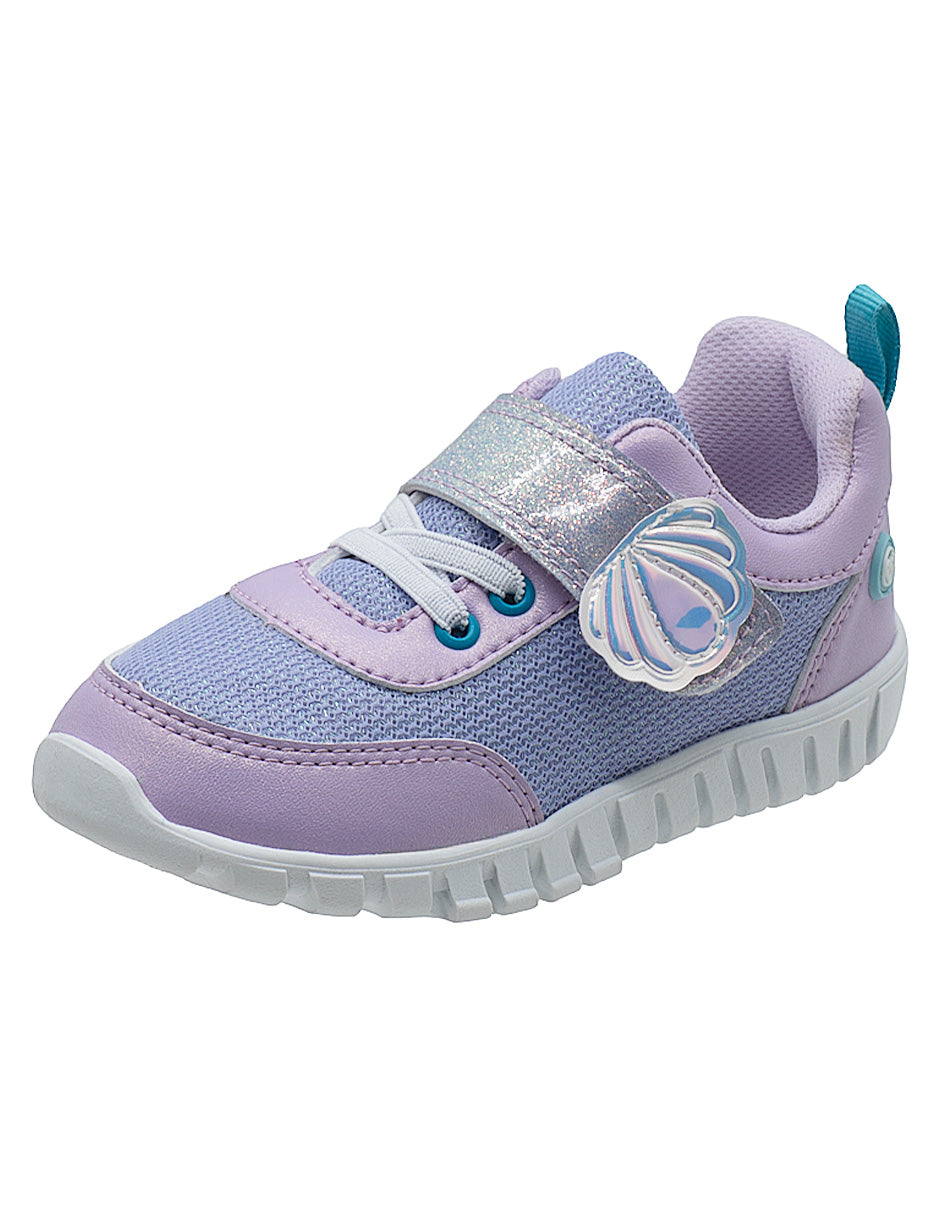 Tenis Niña Lila ConchaTornasol Bubble Gummers