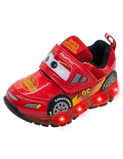 Tenis Luces Para Niño Bubble Gummers Rojo