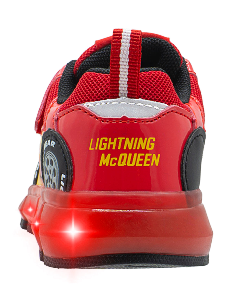 Tenis Luces Para Niño Bubble Gummers Rojo