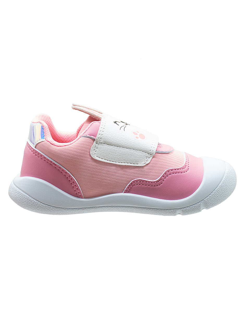 Tenis Choclo Niña Rosa Conejo Bubble Gummers