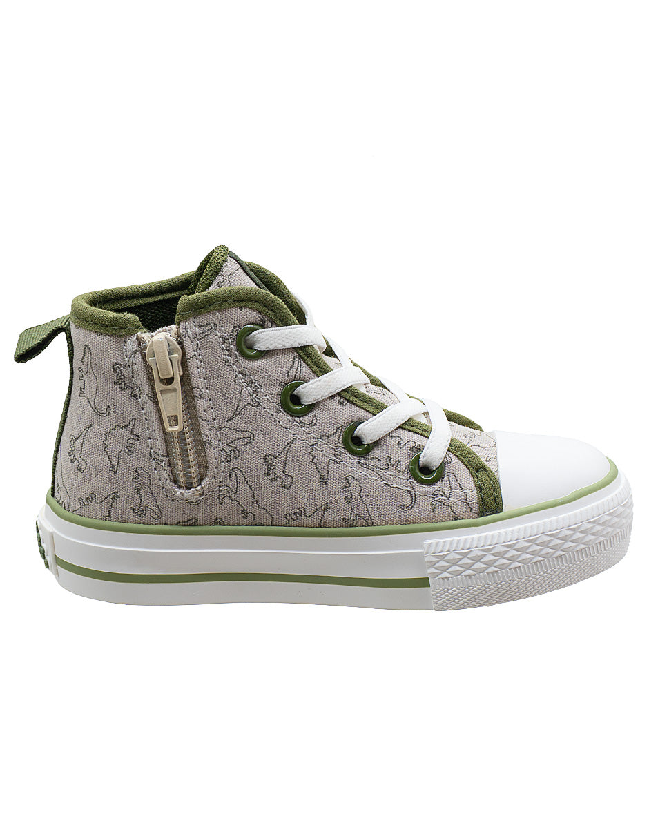 Tenis Tipo Bota Niño Dinosaurio Bubble Gummers