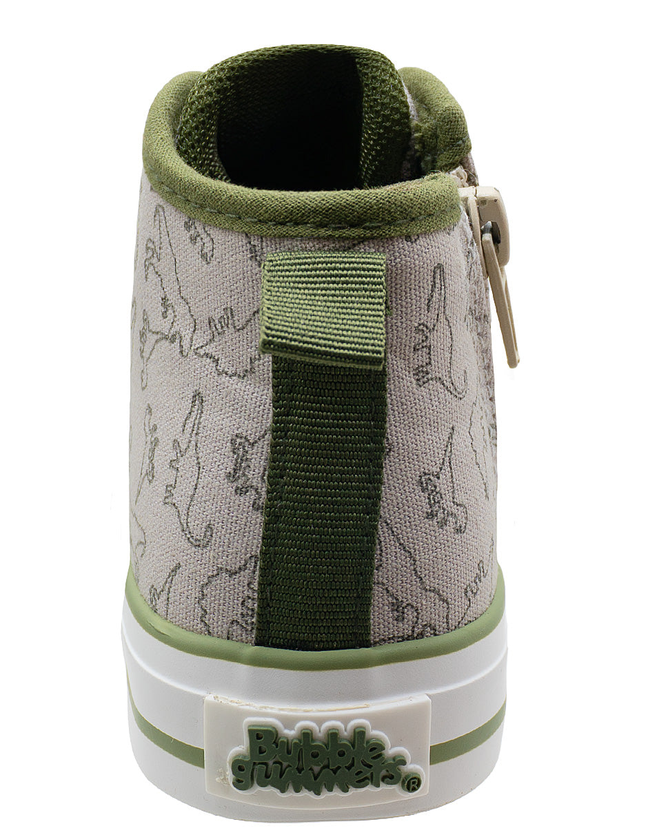 Tenis Tipo Bota Niño Dinosaurio Bubble Gummers