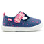 Zapato Tenis Mezclila Rosa Mary Jane Moño Niña Bubble Gummers.