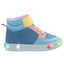 Tenis Tipo Bota Azul LED Niña Bubble Gummers®