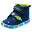 Tenis Tipo Bota LED Dinosaurio Azul Niño Bubble Gummers.